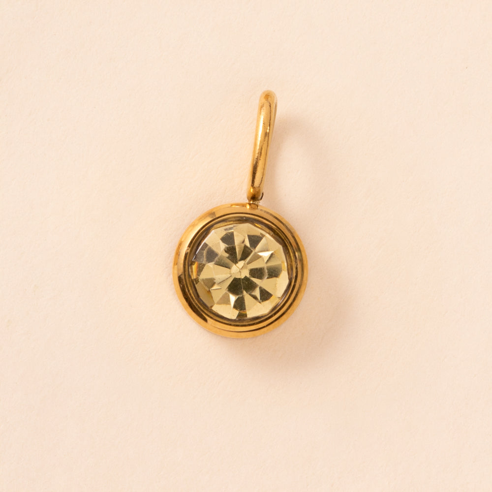 Large Birthstone Charm