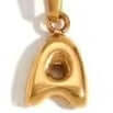 Dainty Bubble Letter Pendant - Jerne by Jodie