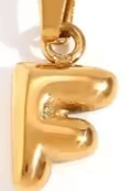 Dainty Bubble Letter Pendant - Jerne by Jodie