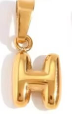 Dainty Bubble Letter Pendant - Jerne by Jodie