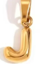Dainty Bubble Letter Pendant - Jerne by Jodie