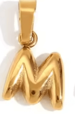 Dainty Bubble Letter Pendant - Jerne by Jodie