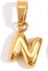 Dainty Bubble Letter Pendant - Jerne by Jodie