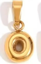 Dainty Bubble Letter Pendant - Jerne by Jodie