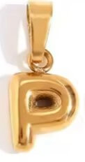 Dainty Bubble Letter Pendant - Jerne by Jodie