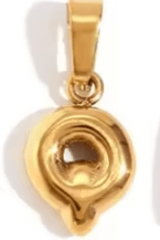 Dainty Bubble Letter Pendant - Jerne by Jodie