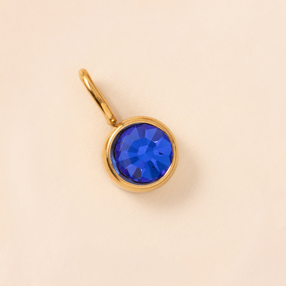 Large Birthstone Charm