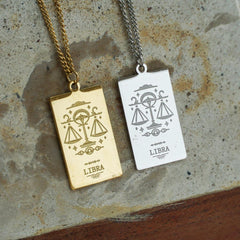 Zodiac tarot pendant necklace - Jerne by Jodie