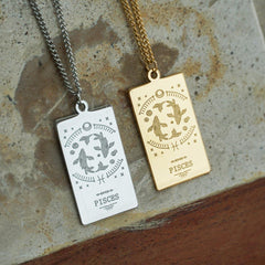 Zodiac tarot pendant necklace - Jerne by Jodie