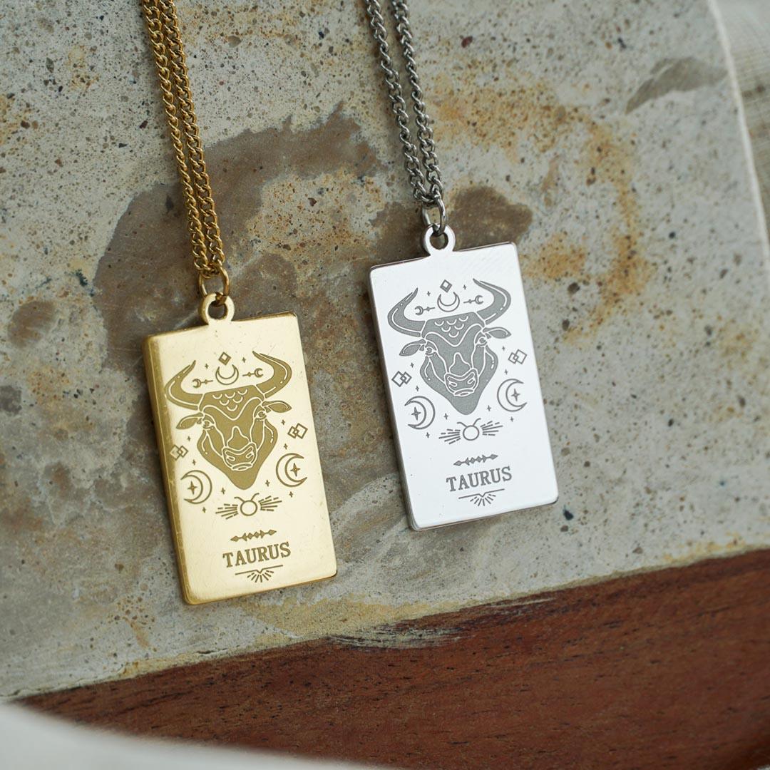 Zodiac tarot pendant necklace - Jerne by Jodie