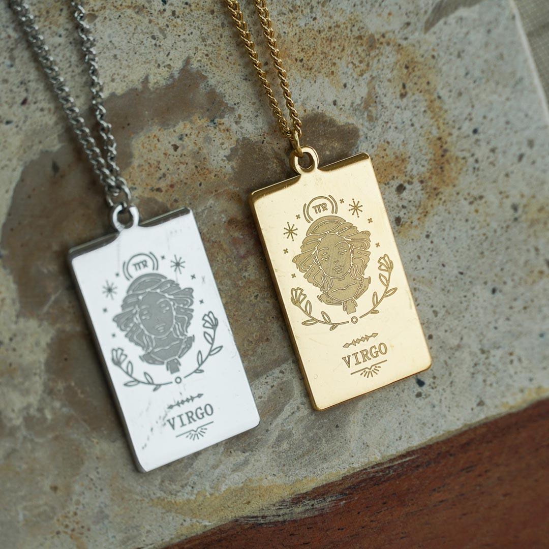 Zodiac tarot pendant necklace - Jerne by Jodie